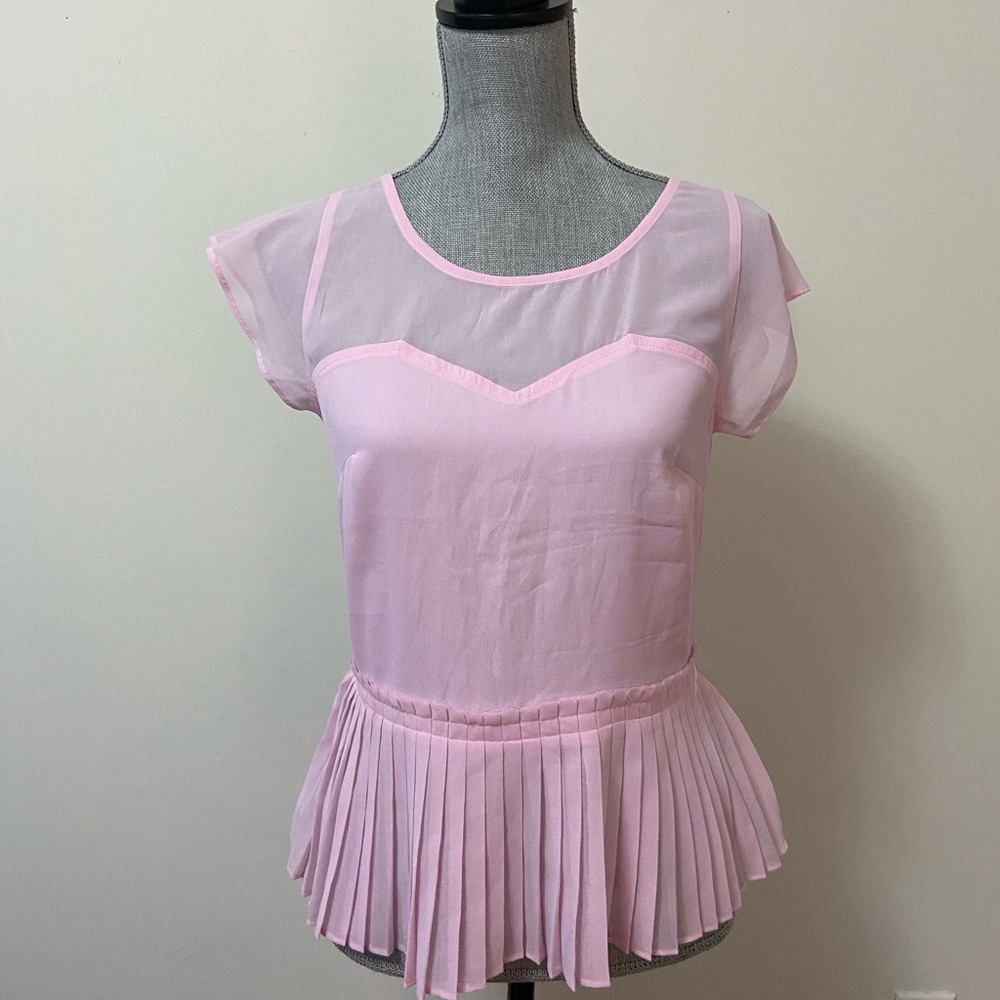 American Eagle Outfitters Pink Blouse
